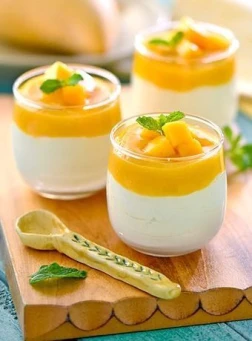 Hưỡng dẫn cách làm panna cotta vị xoài chuẩn vị ngay tại nhà