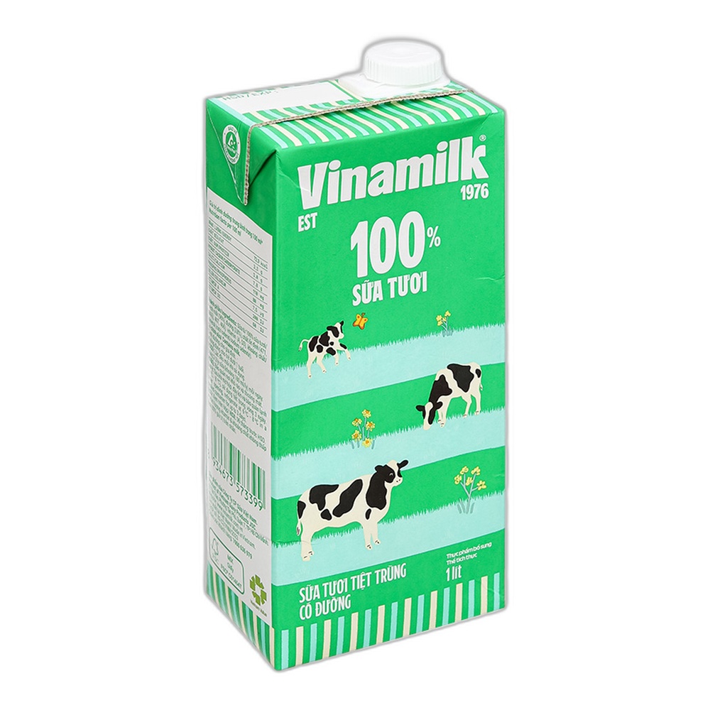 Sữa tươi tiệt trùng Vinamilk có đường 1L
