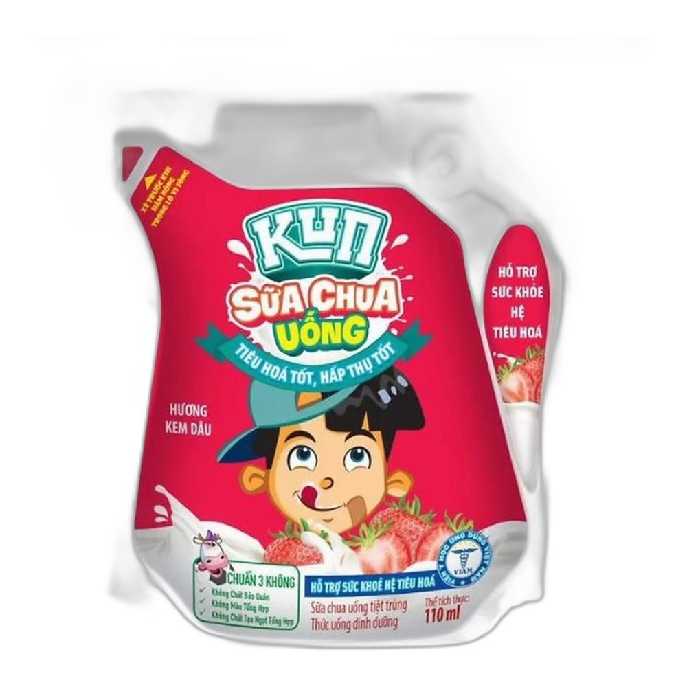 Sữa chua uống LoF Kun trái ổi túi 110ml