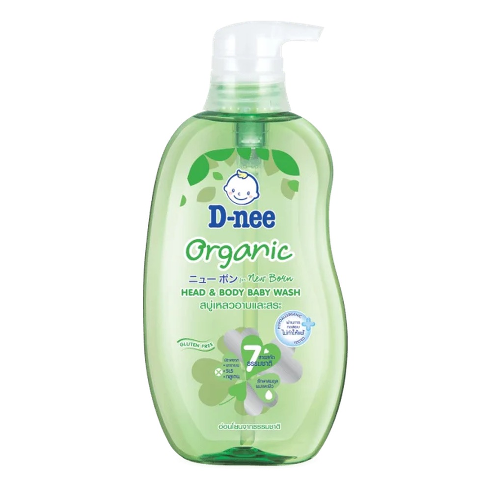 TG toàn thân cho bé Baby D-nee Organic (<3T) xanh lá 750ml/12