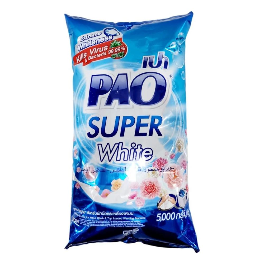 Bột giặt Pao 5kg xanh/3