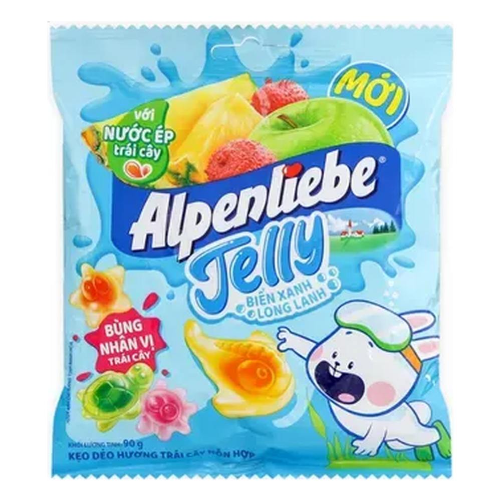 Kẹp dẻo Alpenliebe Jelly biển xanh long lanh 54gr/70@