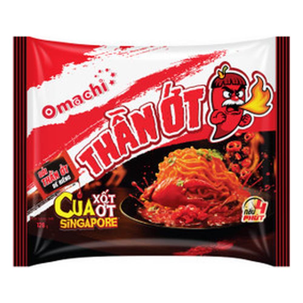 Mì Omachi cua xốt ớt Singapore 24 gói x 126gr