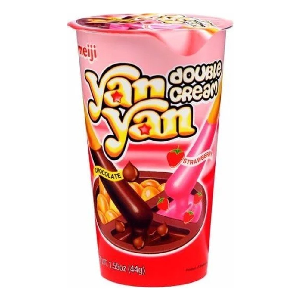 Bánh que Meiji Yan Yan Double Cream 44gr/10