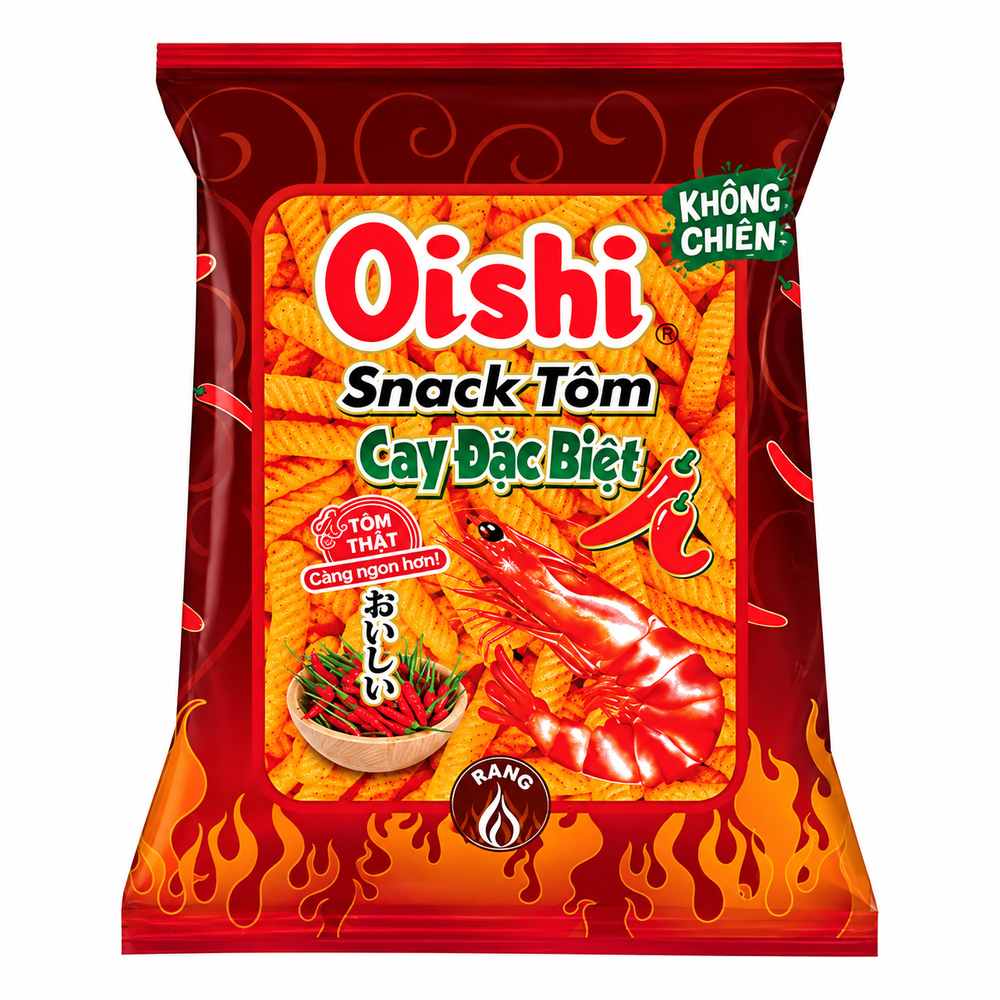 Bim bim Oishi cay đặc biệt 68g/60
