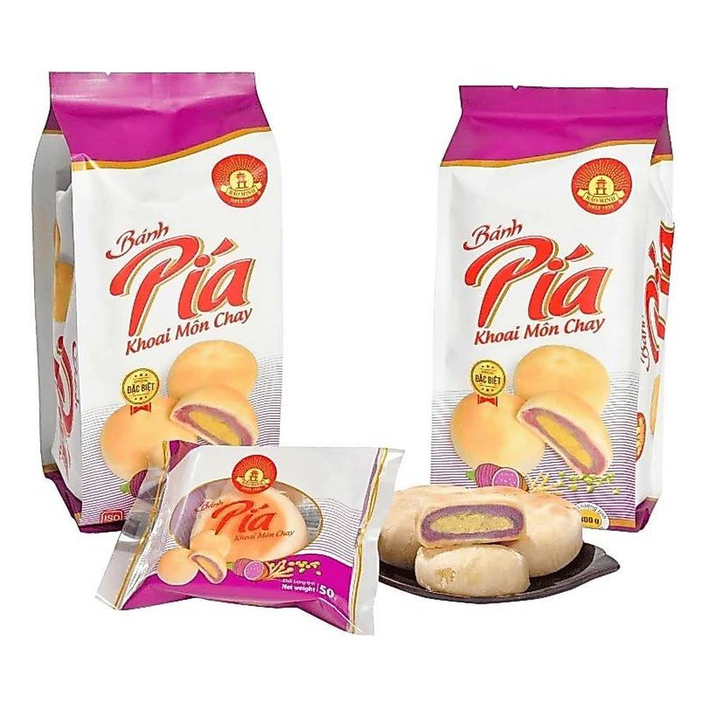 Bánh Pía khoai môn chay Bảo Minh 300gr/30