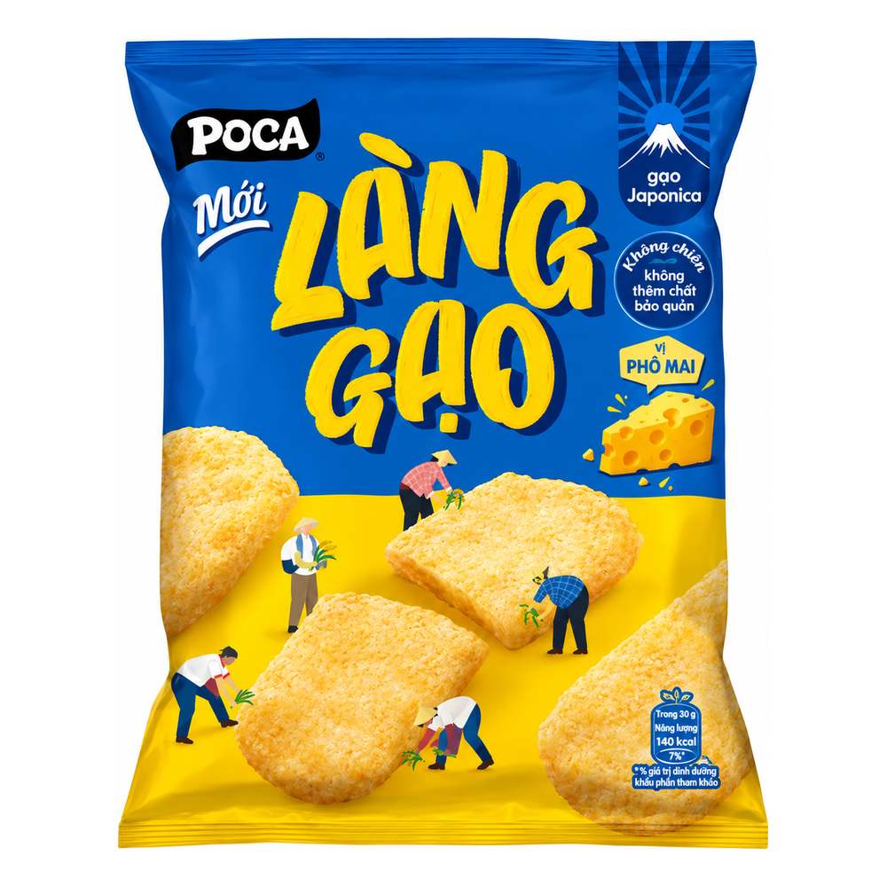 Bánh gạo vị phô mai Poca 108gr