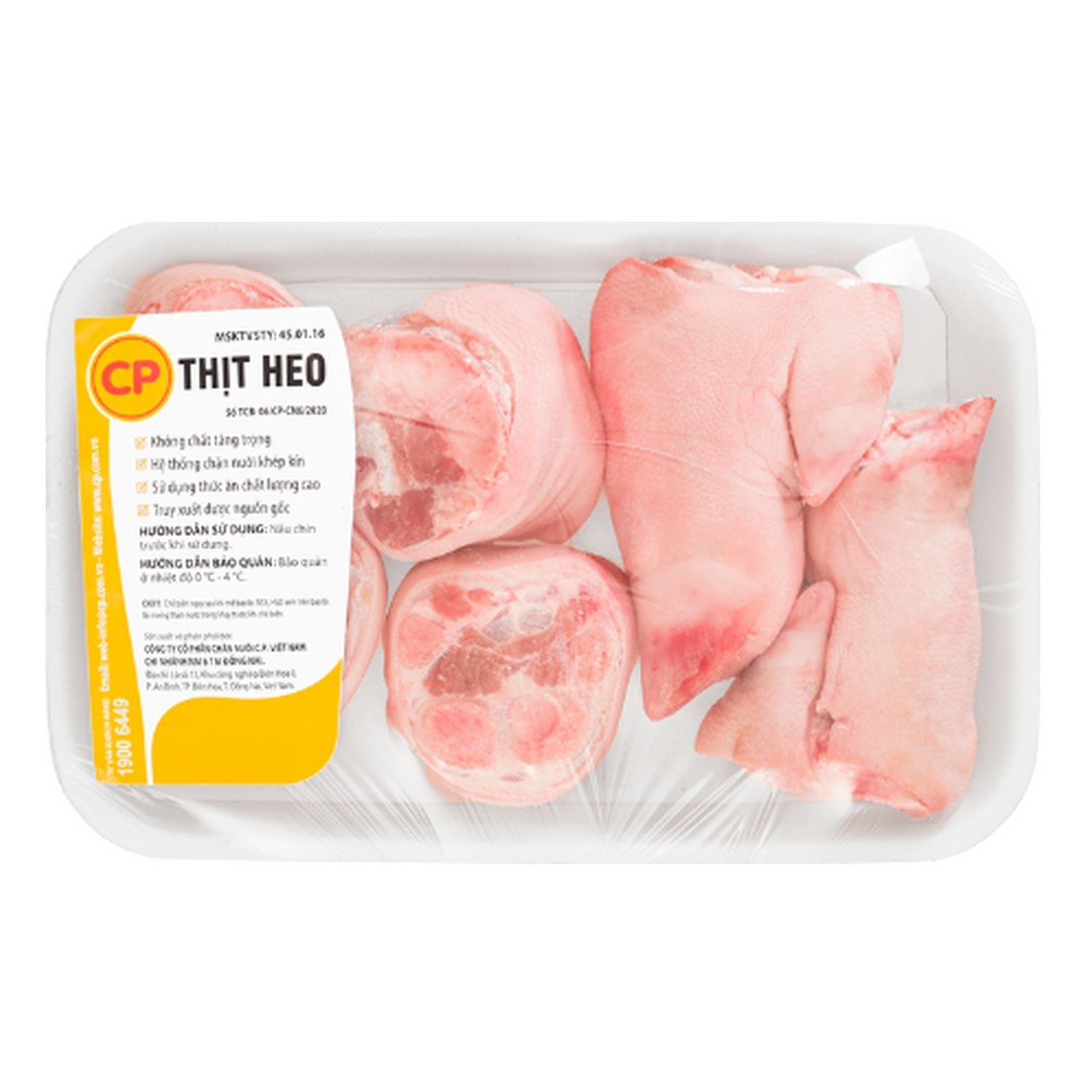 Dựng heo CP khay 500gr GG