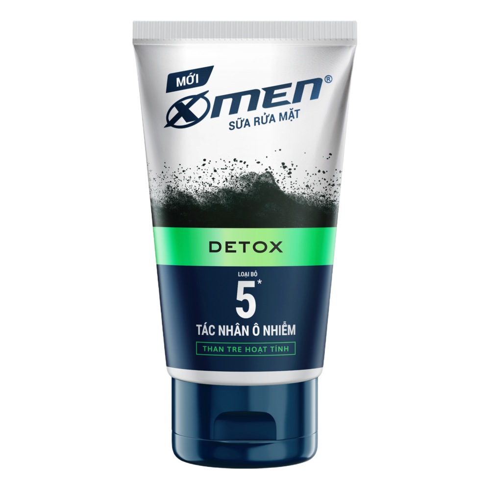 Sữa rửa mặt Xmen Go detox  100g