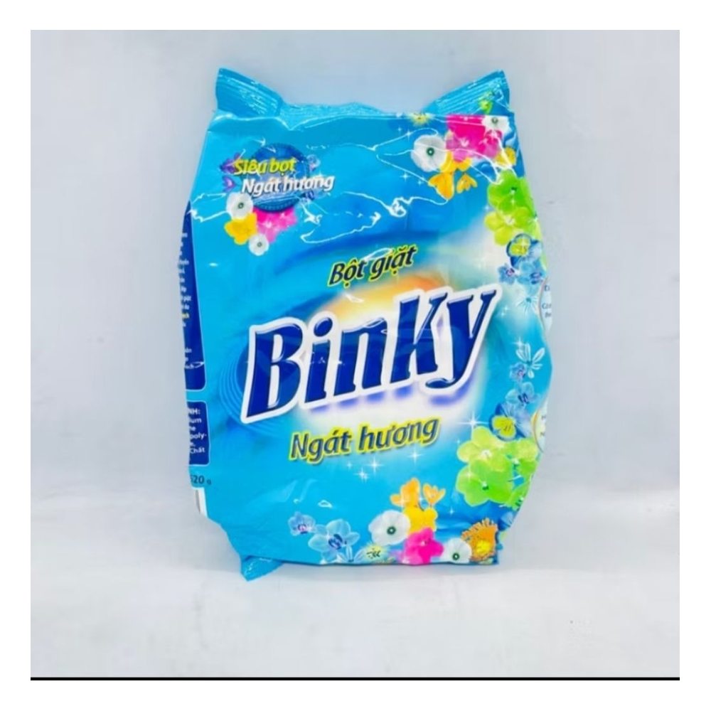 Bột giặt Binky ngát hương- xanh 520g/18