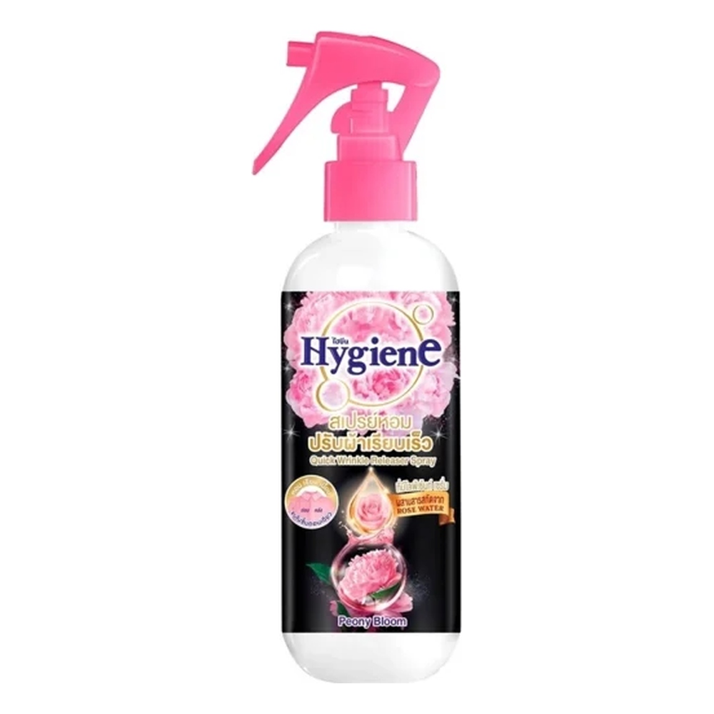 Nước xịt vải khô Hygiene hoa mẫu đơn (đen) 220ml