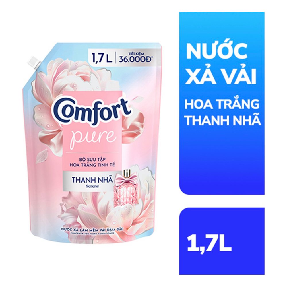 COMFORT NXV Hoa Trắng Thanh Nhã túi 1.7L/4