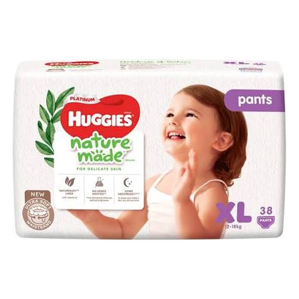 Bỉm quần Huggies Naturemade XL 38/2
