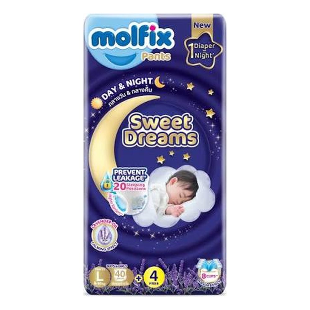Molfix Sweet Dreams quần L (40+4)/4 JMB VN CH