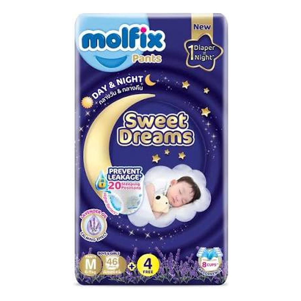 Molfix Sweet Dreams quần M (46+4)/4 JMB VN CH