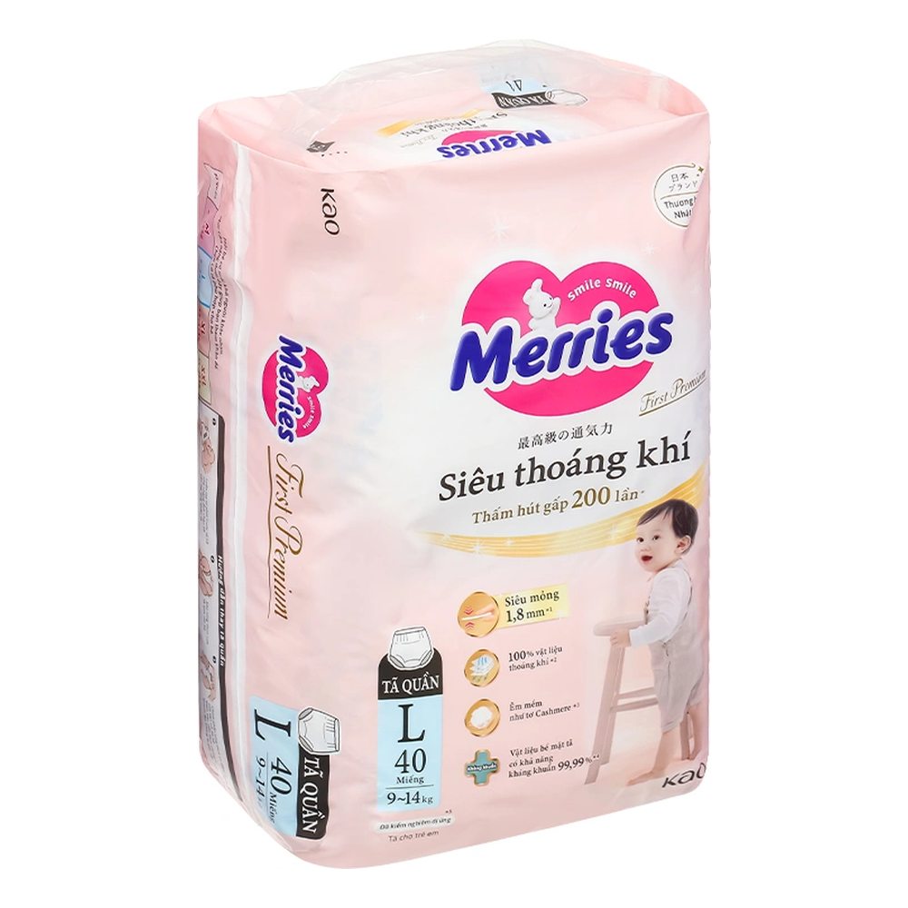 Merries Tã quần FP L40X4 2601