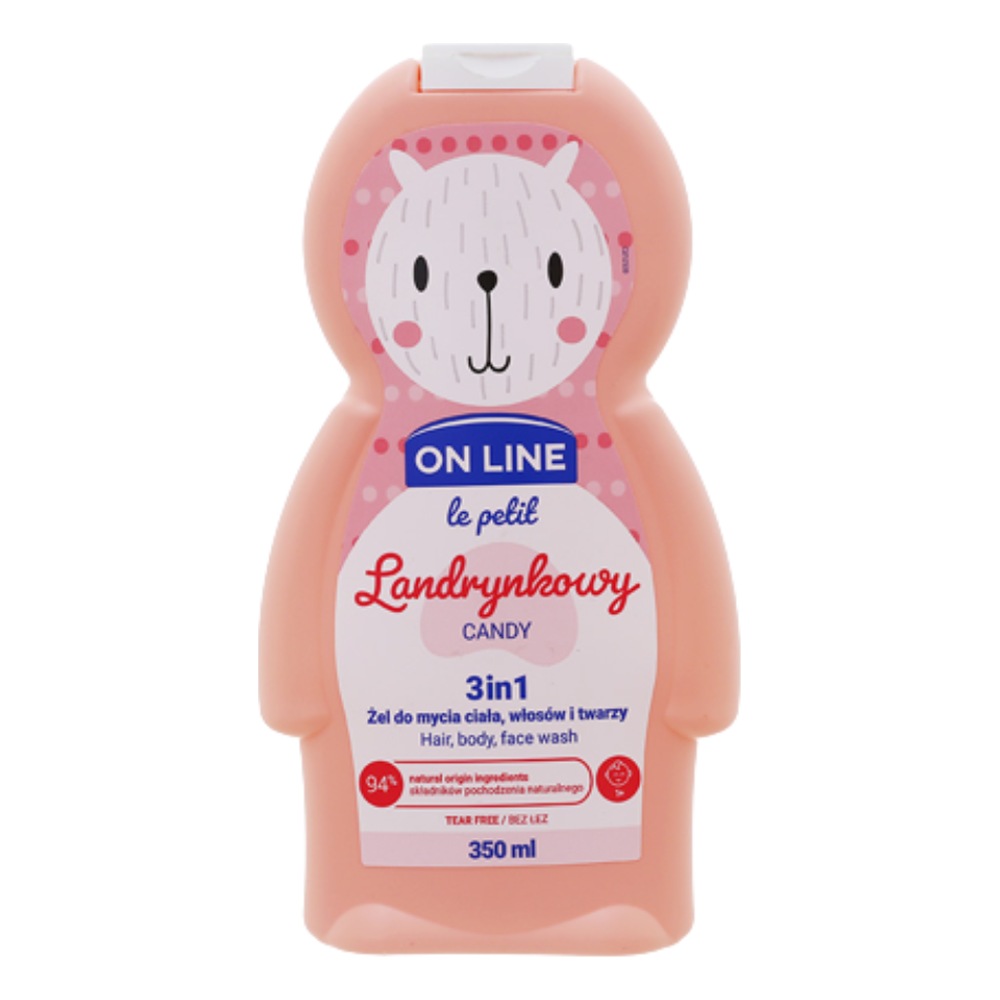 Tắm gội trẻ em On Line Petit Candy 3in1 350ml