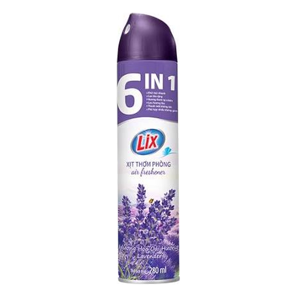 Xịt thơm phòng Lix hương hoa oải hương 280ml /12