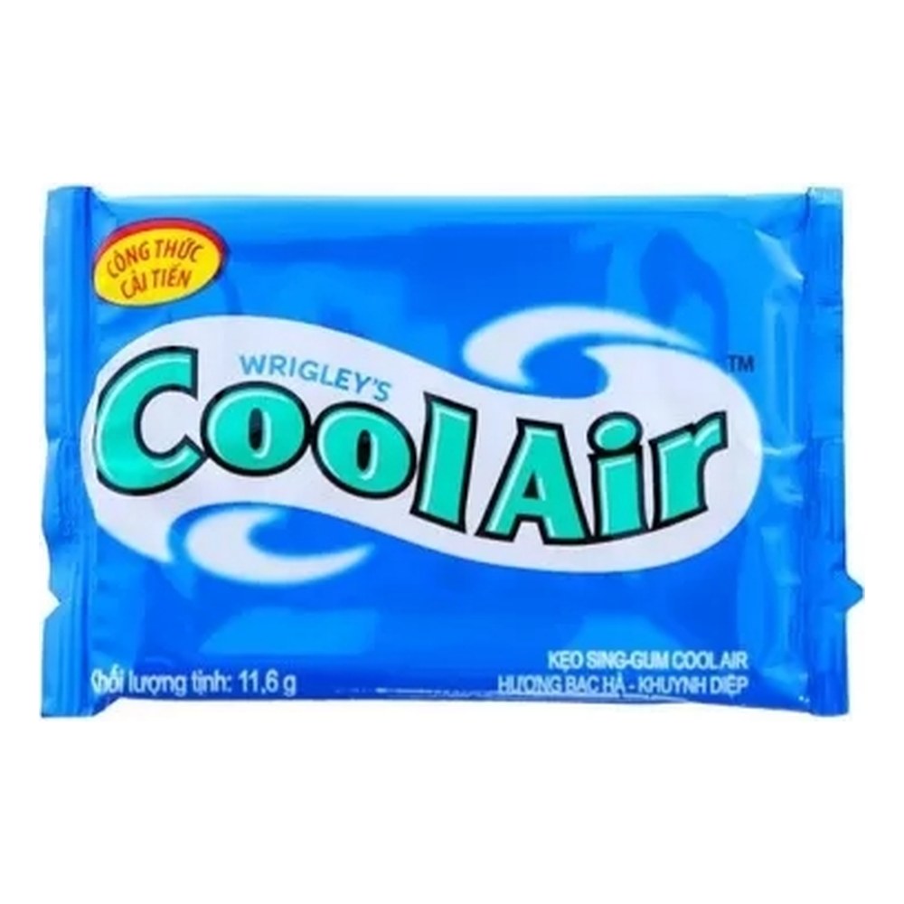 Kẹo cao su Cool Air vị bạc hà ( vỉ 8 viên)/12