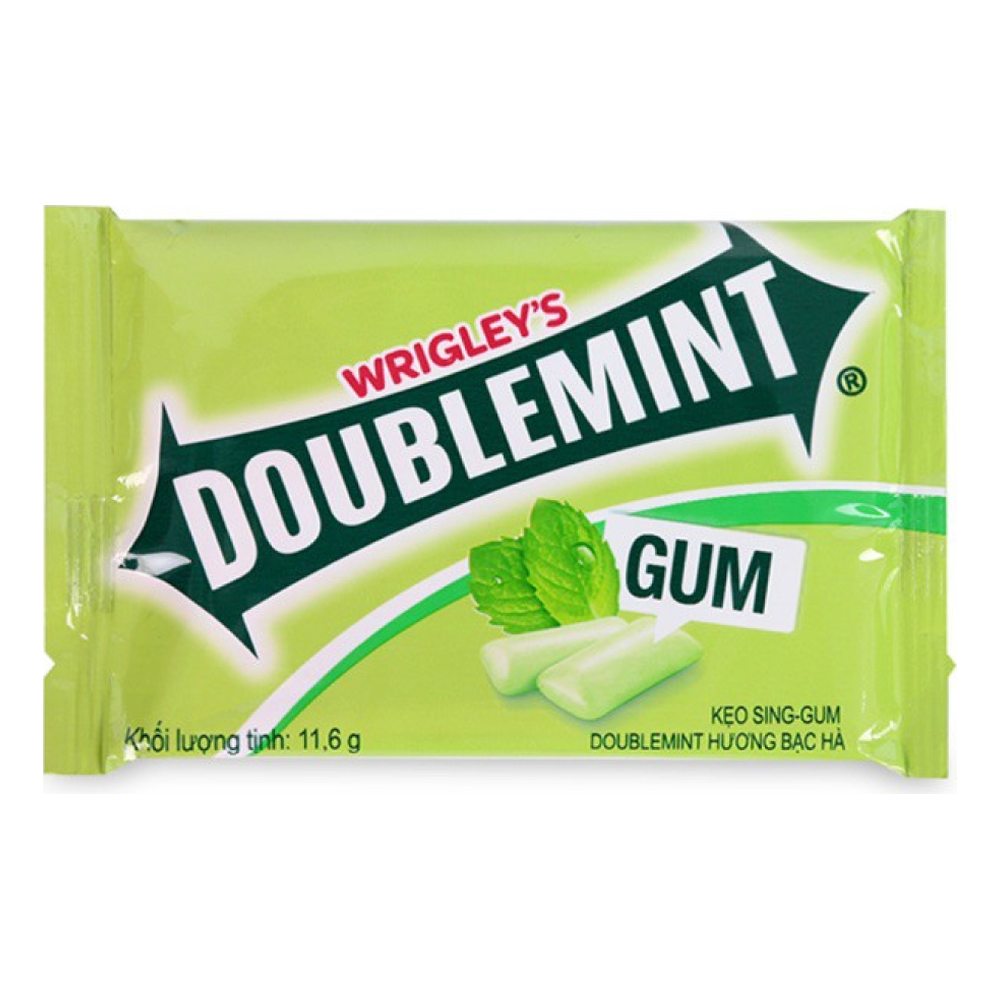 Kẹo cao su Doublemint bạc hà ( vỉ 8 viên)/12