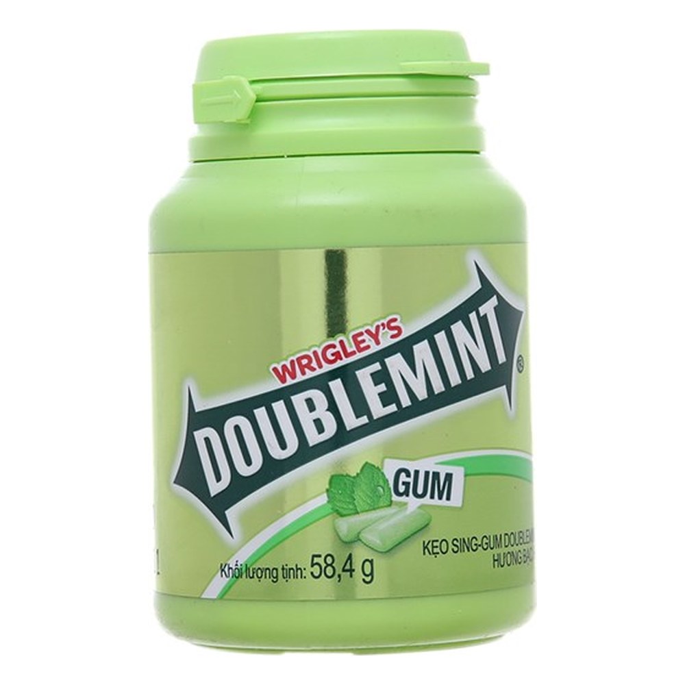 Kẹo cao su Doublemint  hương bạc hà hũ 40 viên/6