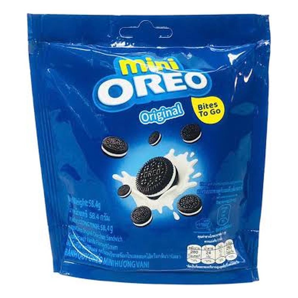 Bánh Oreo mini vanilla 58,4gr/24