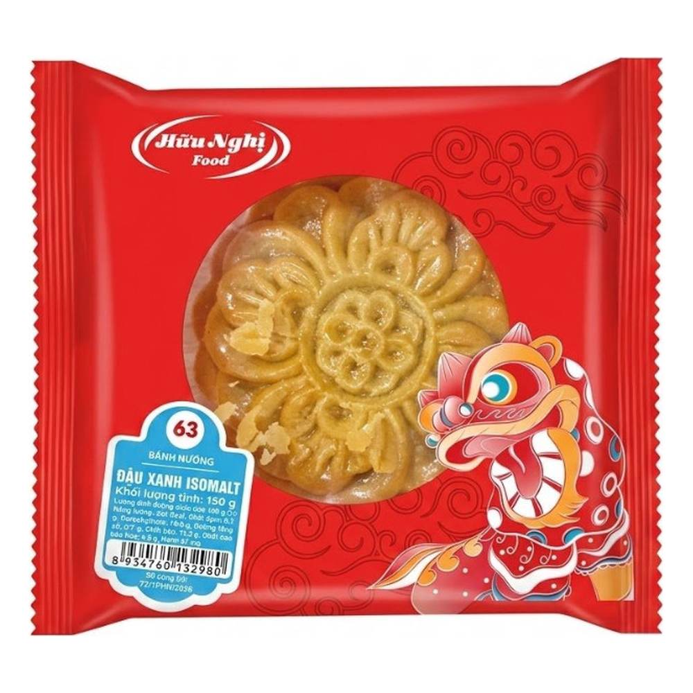 Bánh nướng đậu xanh Isomalt H.Nghị 150g/30