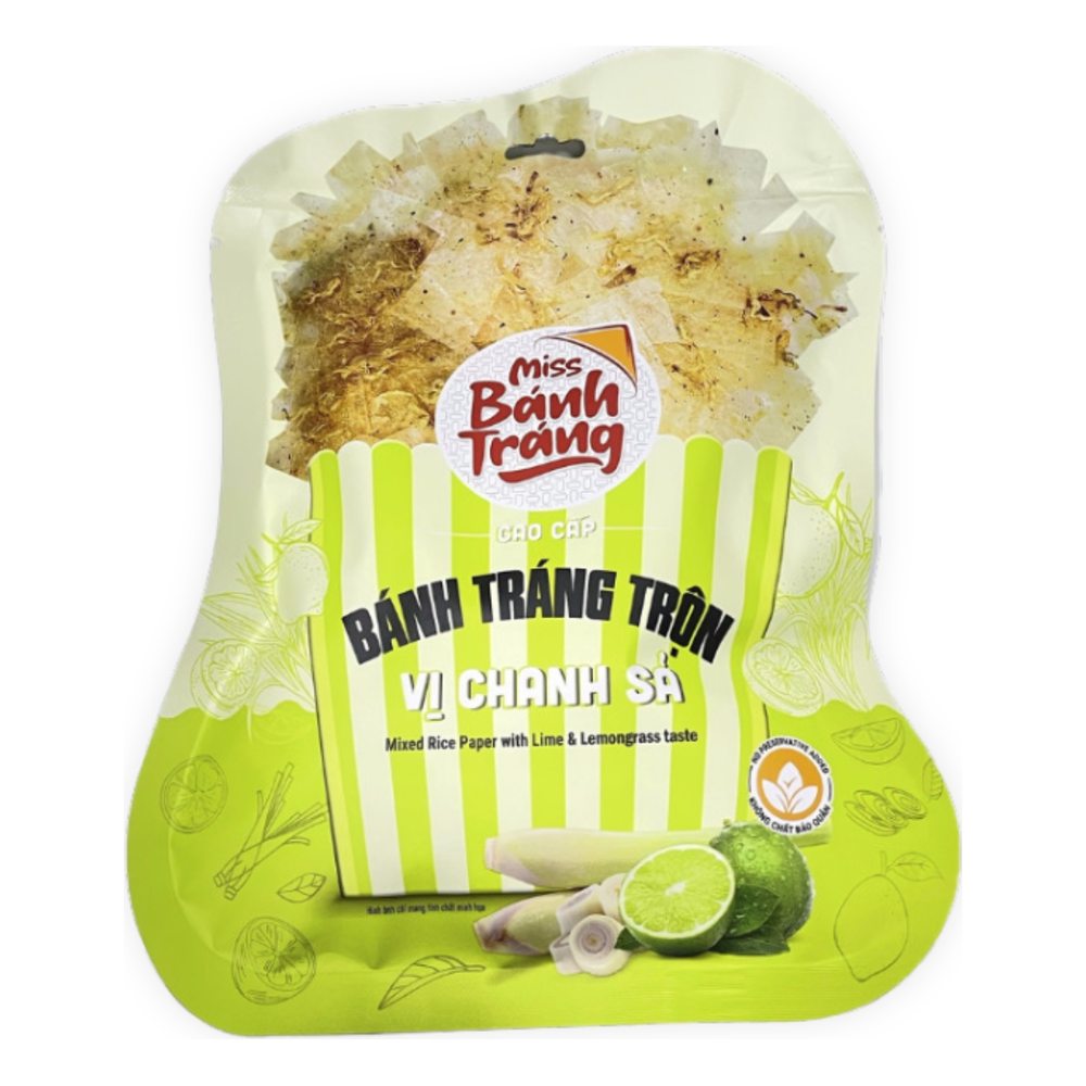 Bánh tráng trộn Miss vị chanh sả 40gr