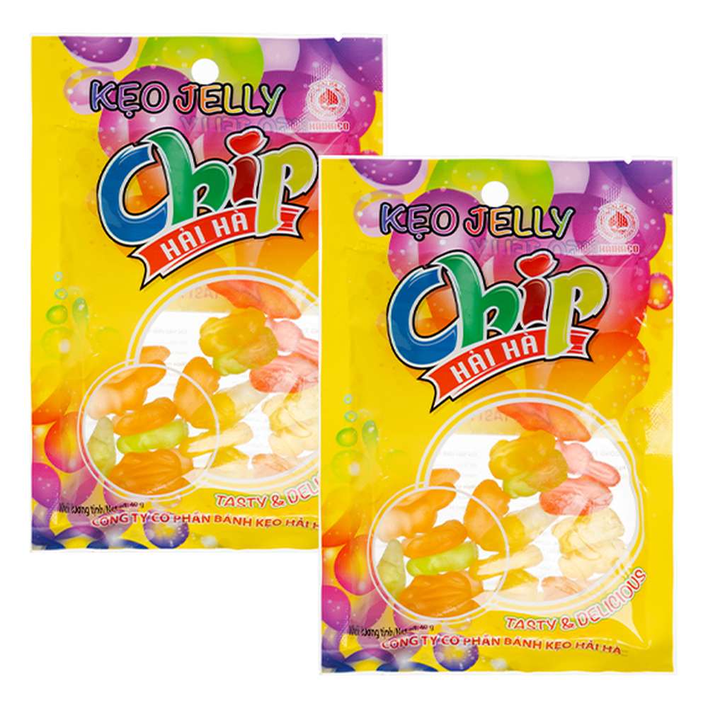 Kẹo HảI Hà Jelly Chip 40gr/80