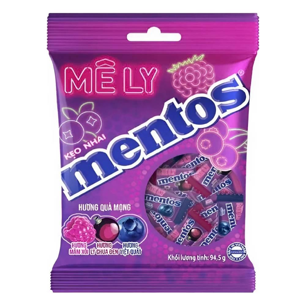Kẹo Mentos Mê Ly hương quả mọng 94,5gr/45