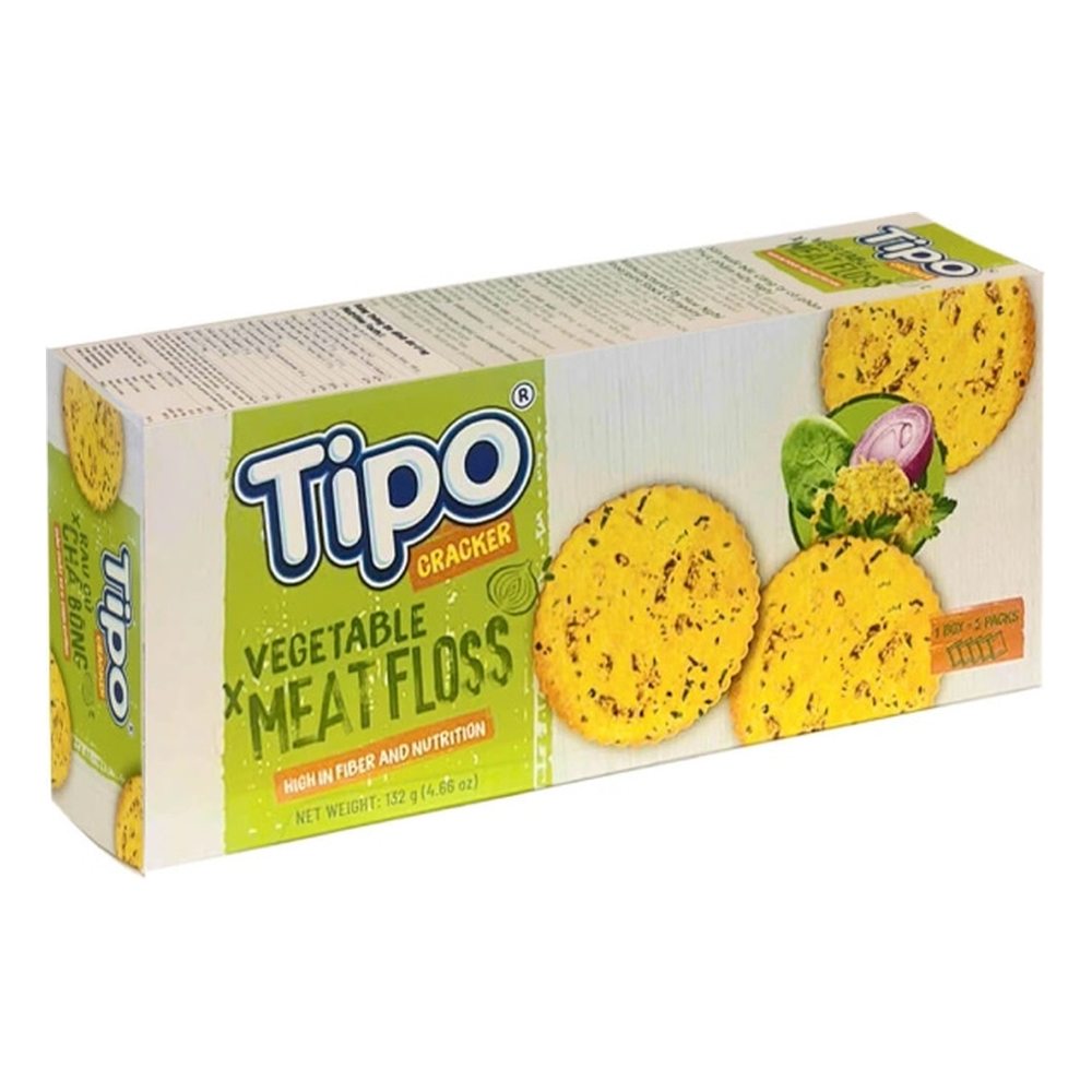 Bánh TIPO cracker rau củ chà bông 132gr/24