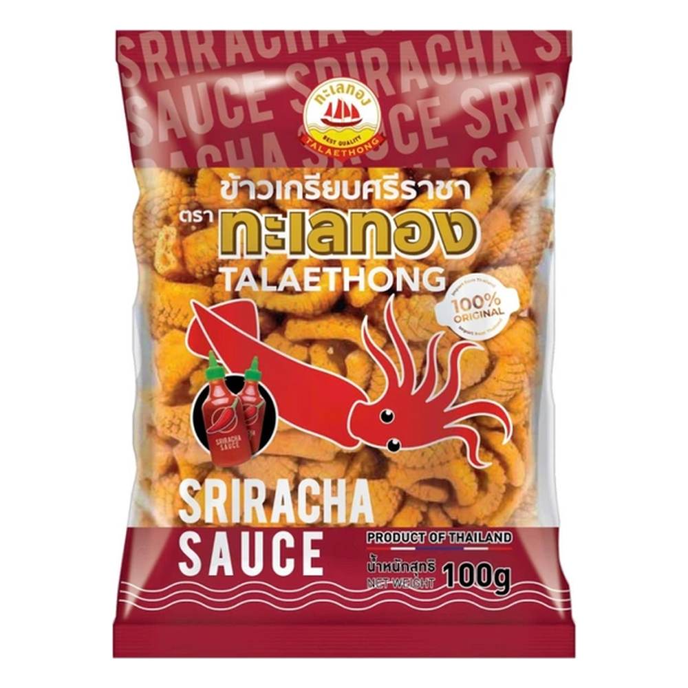 Snack mực gia vị tương ớt Sriracha Talaethong 100gr/24