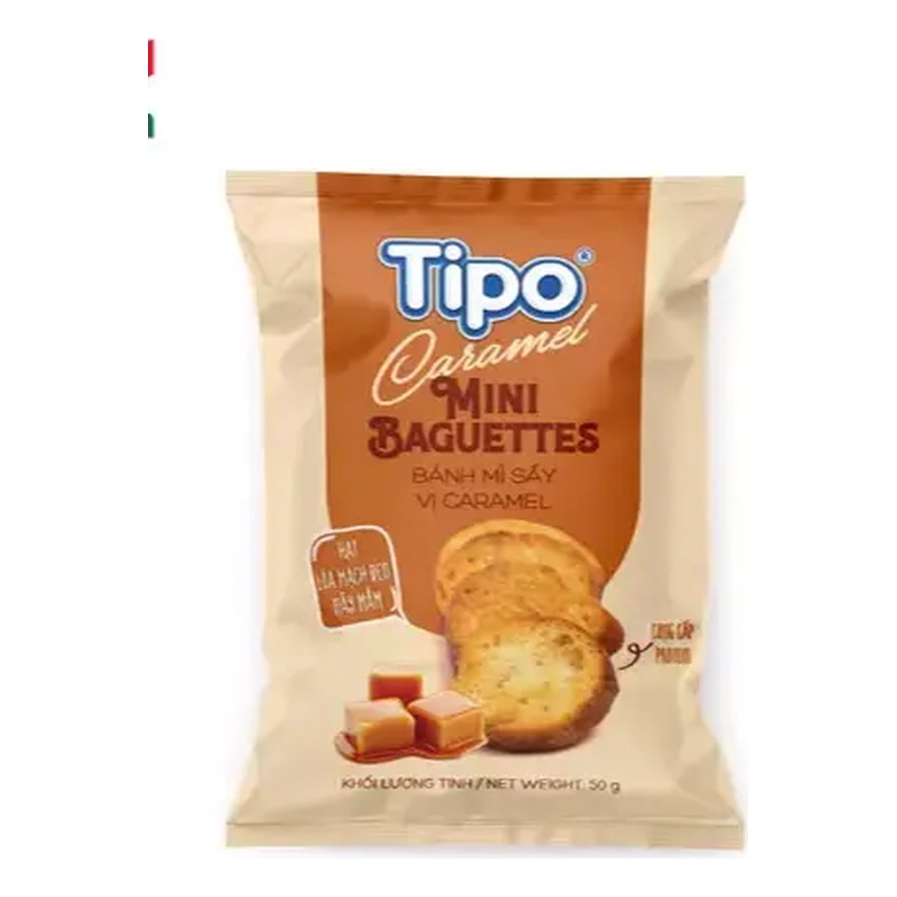 Bánh mỳ nướng bơ Caramel Tipo 50gr/24