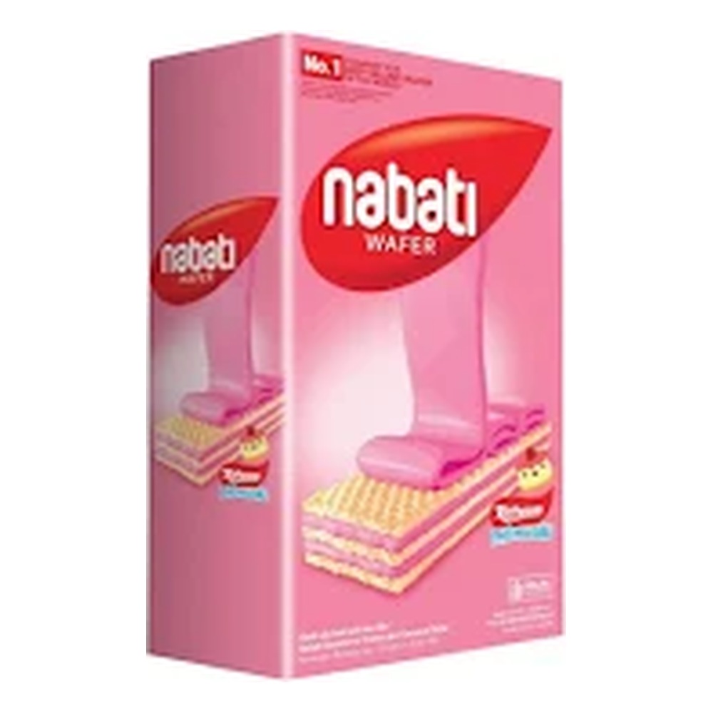 Bánh xốp Nabati kem phô mai dâu 110gr/24