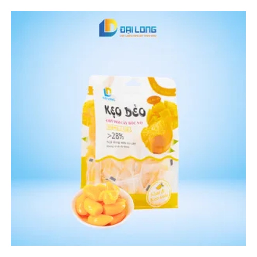 Kẹo dẻo trái cây bóc vỏ vị xoài xanh Đại Long 300gr/24