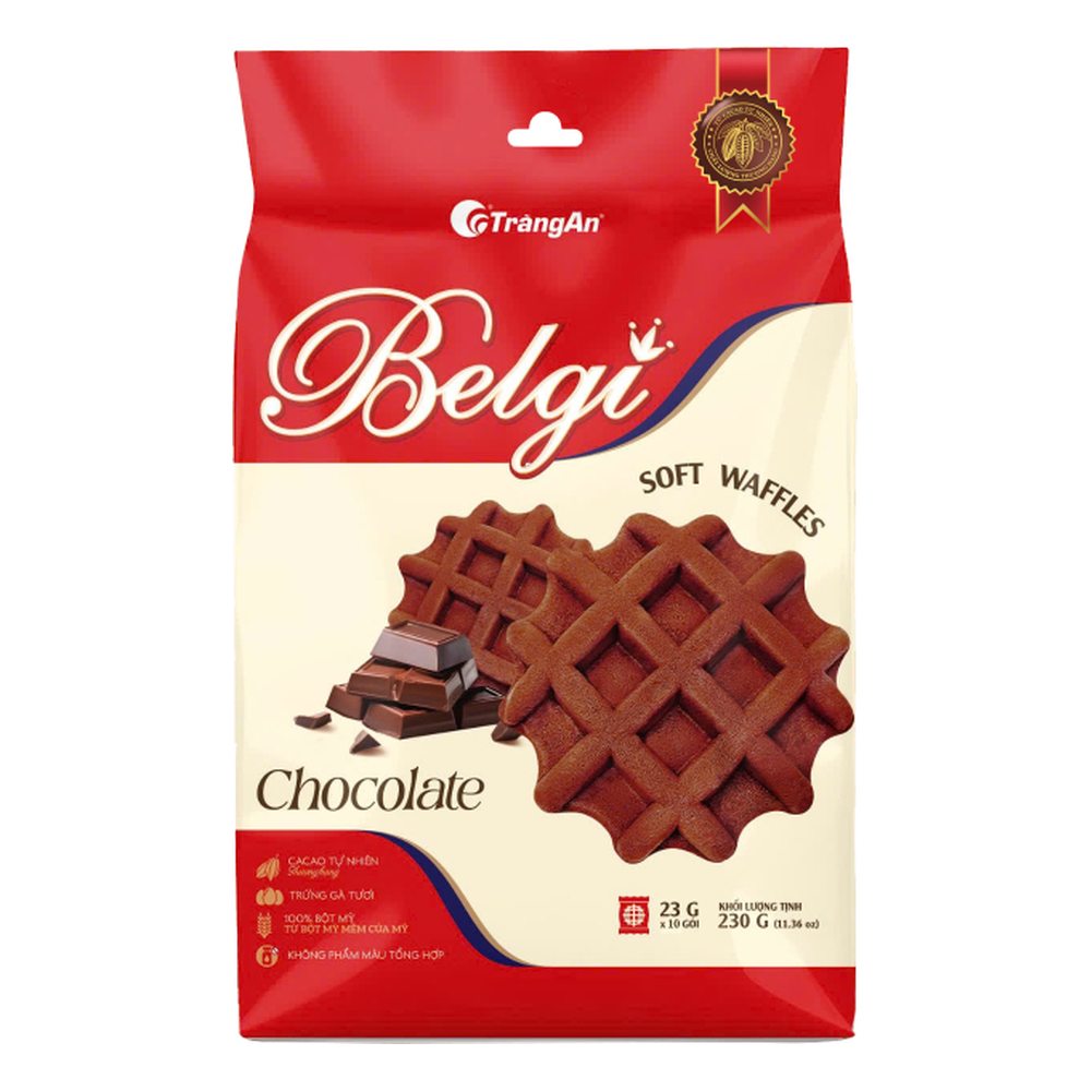 Bánh trứng sữa mềm Belgi sô cô la 230gr/20