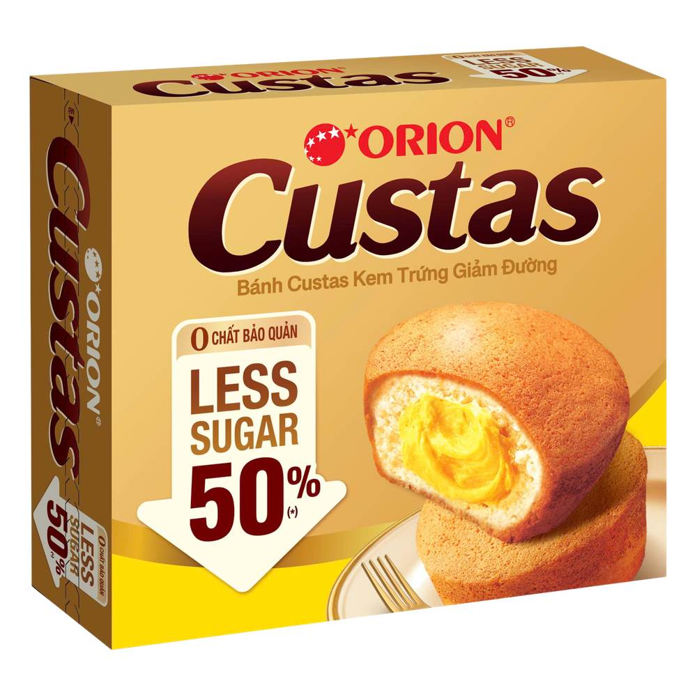 Bánh Custas kem trứng giảm đường 360gr/8
