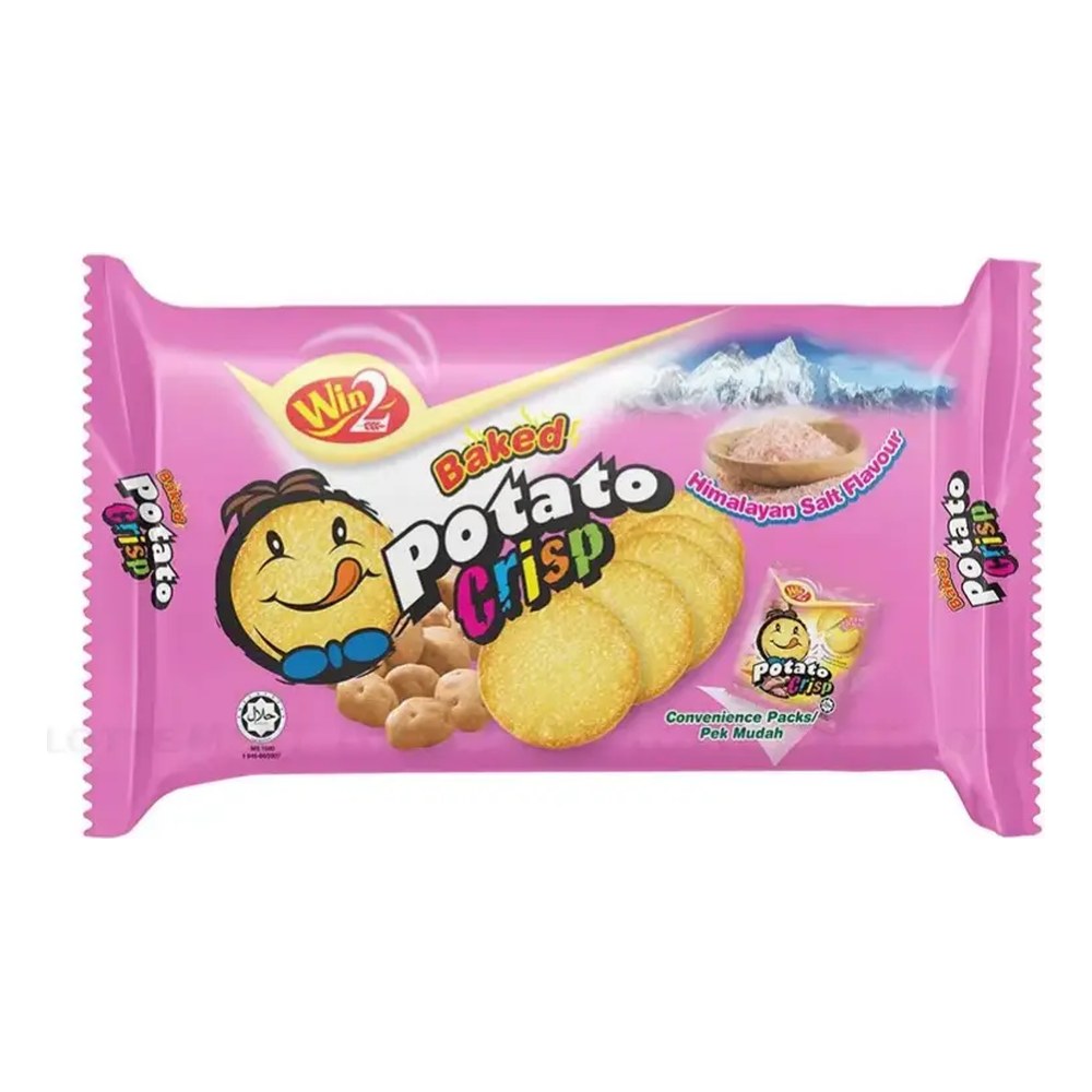 Bánh khoai tây giòn vị muối Himalya Win2 120gr/36