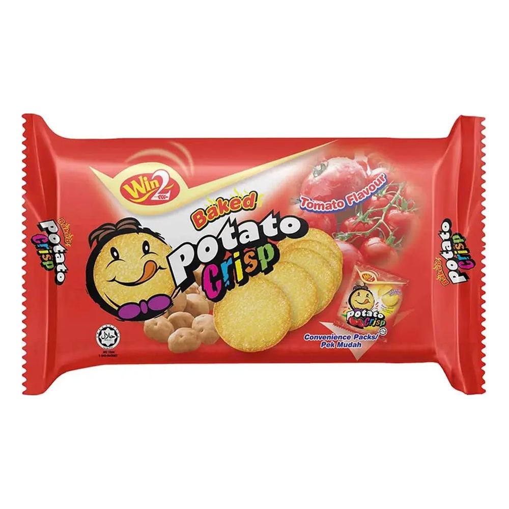 Bánh khoai tây giòn vị cà chua Win2 120gr/36