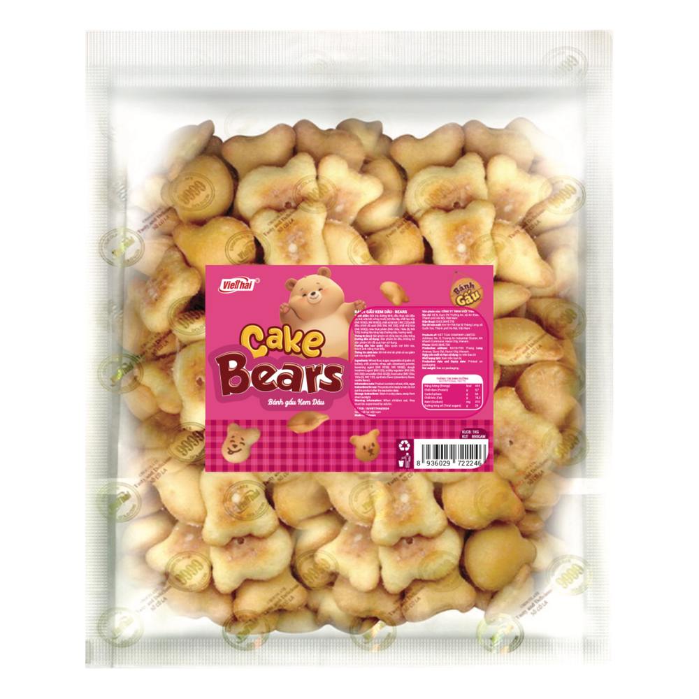 Bánh gấu vị kem dâu Việt Thái 280gr/20