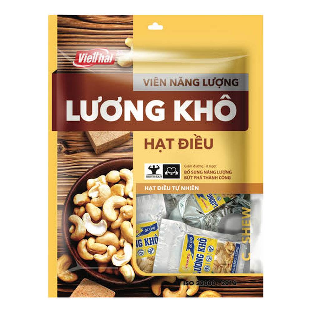 Lương khô hạt điều Việt Thái 350gr/24