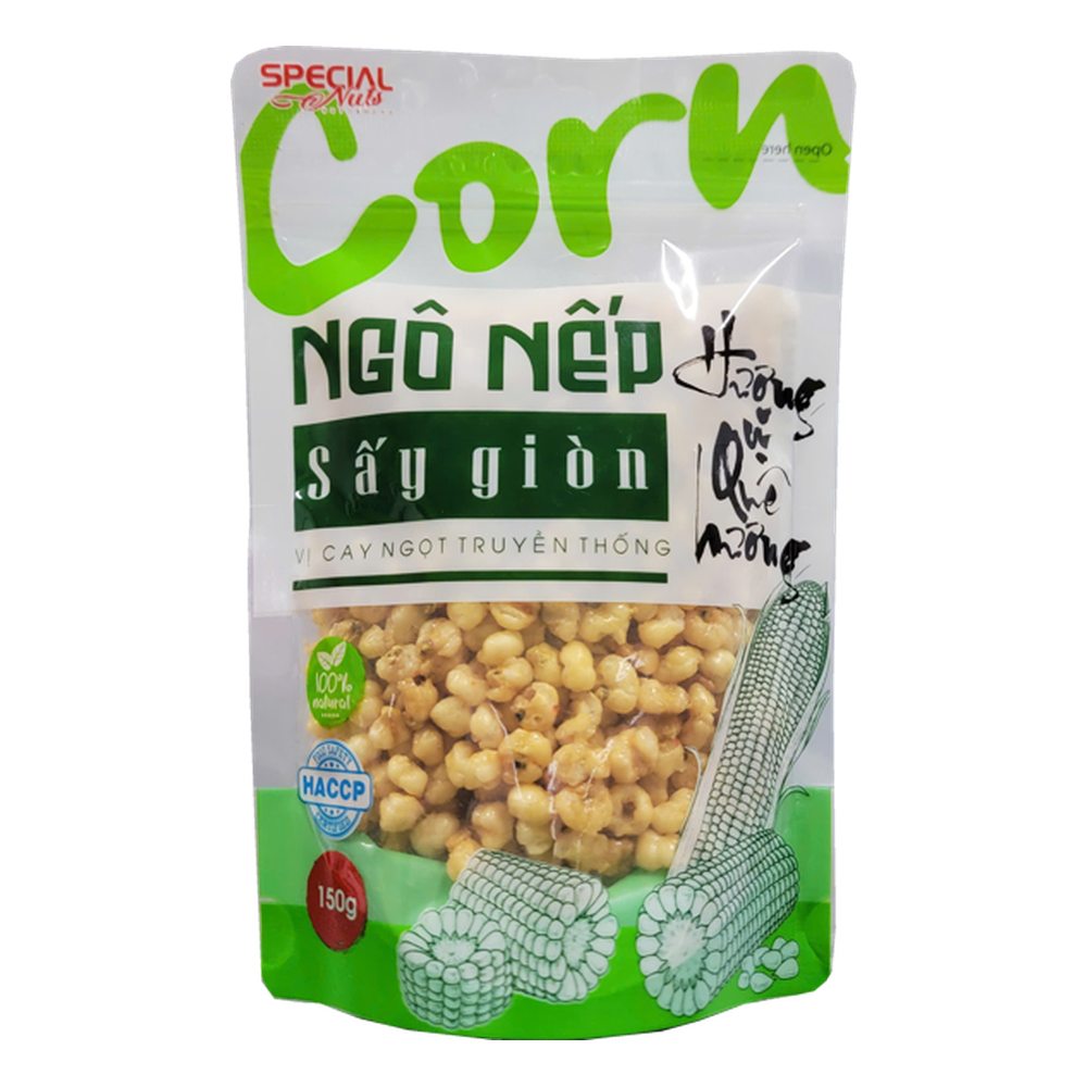 Ngô nếp sấy giòn Corn cay ngọt truyền thống IAMG 150gr