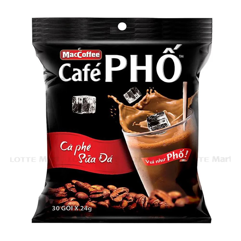 Cà phê Phố sữa đá 30s*24gr/20