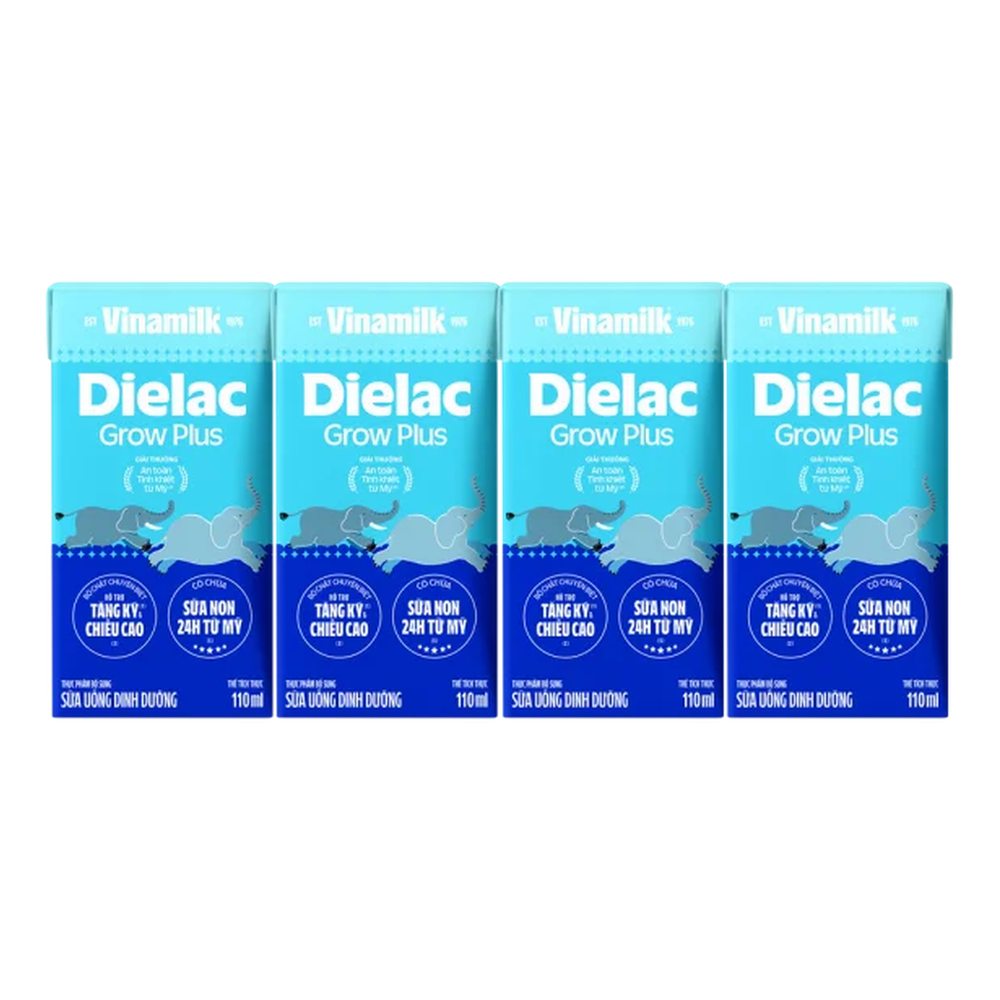 Sữa uống DD Dielac grow 110mlx4