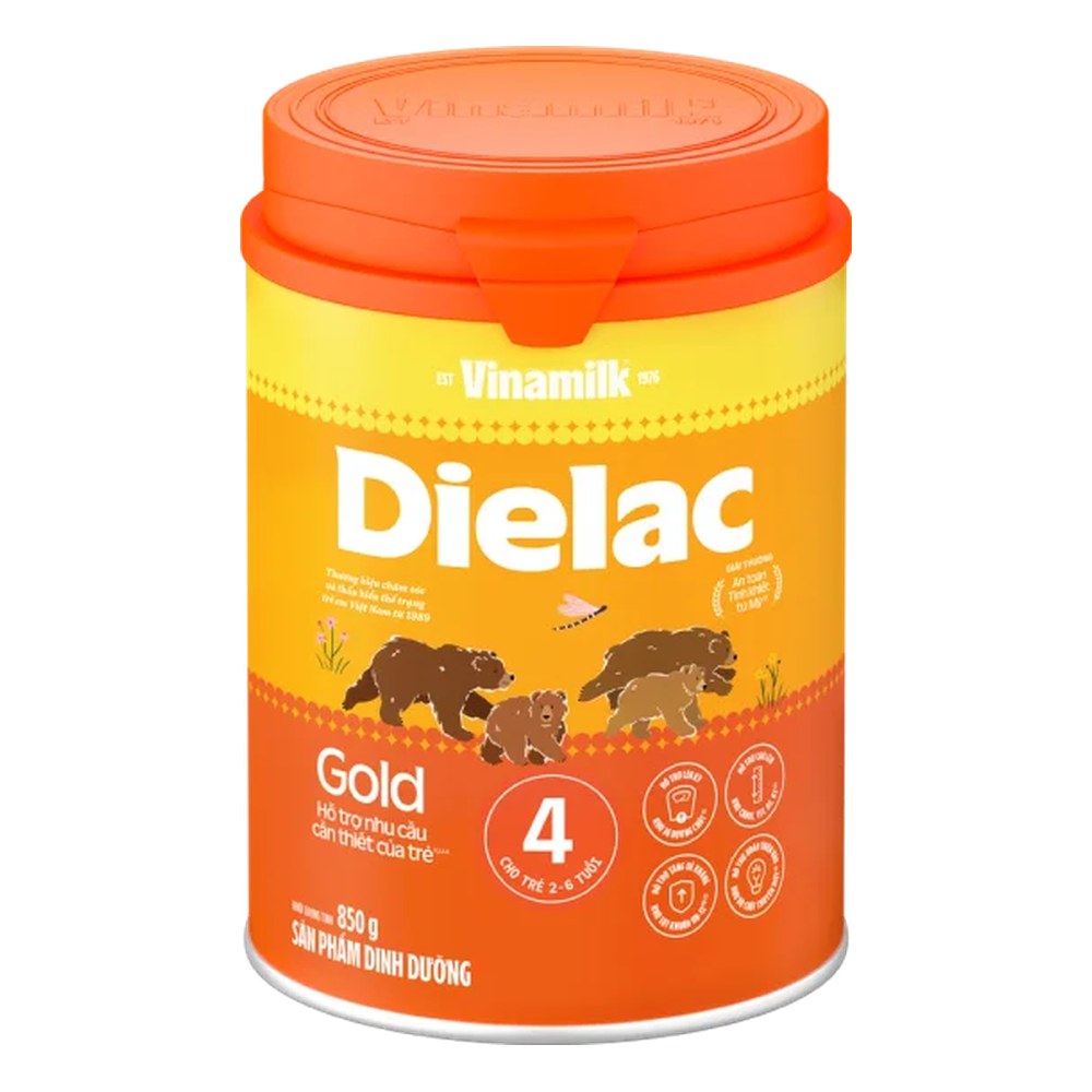 Sữa bột Dielac Alpha Gold 4 HT 850gr/12
