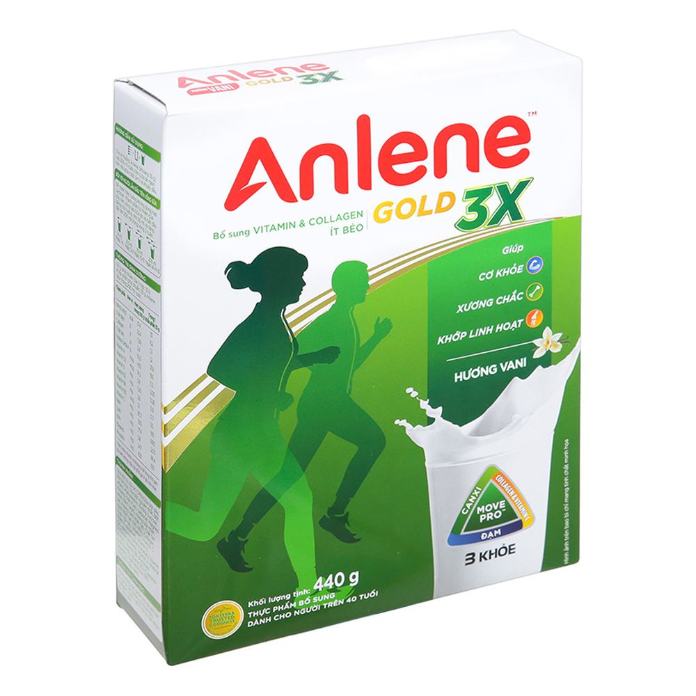 Sữa bột Anlene từ 30 tuổi trở lên HG 440gr/24