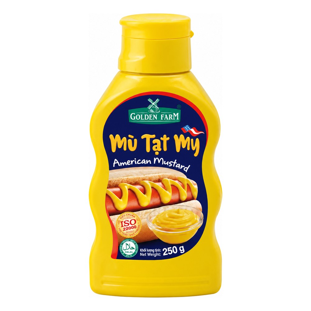 Mù tạt Mỹ Golden Farm 250gr/12