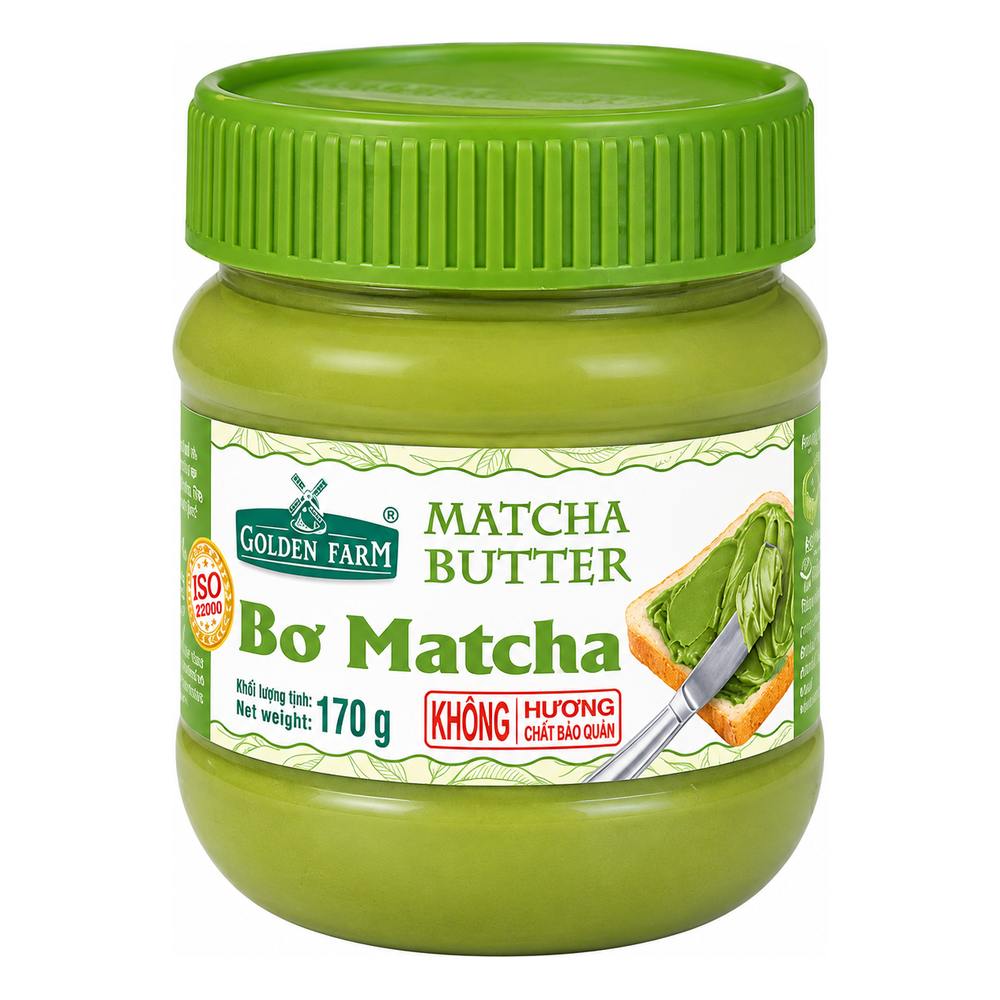 Bơ matcha Golden Farm 170gr/12