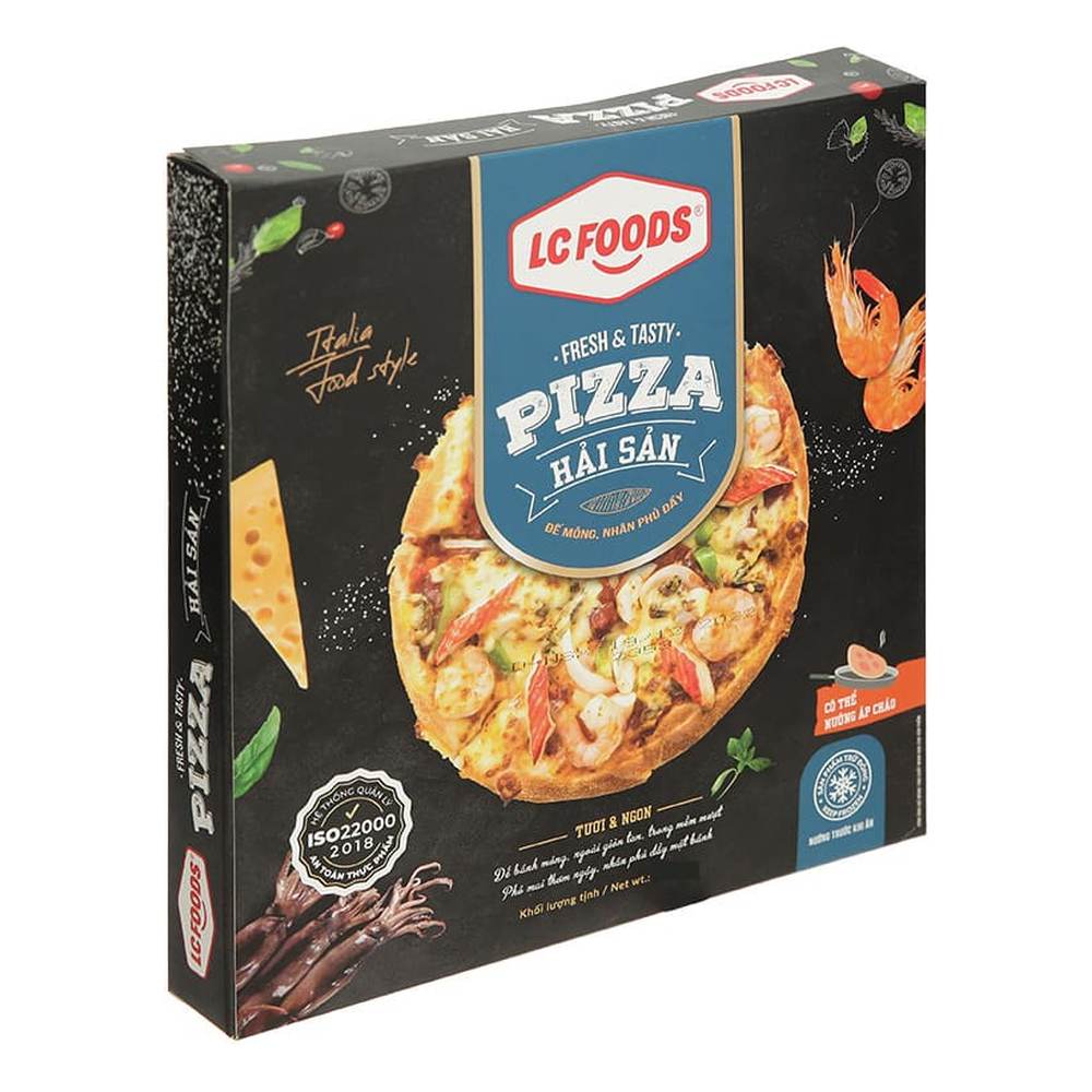 PIZZA hải sản  LC FOODS 140gr/10
