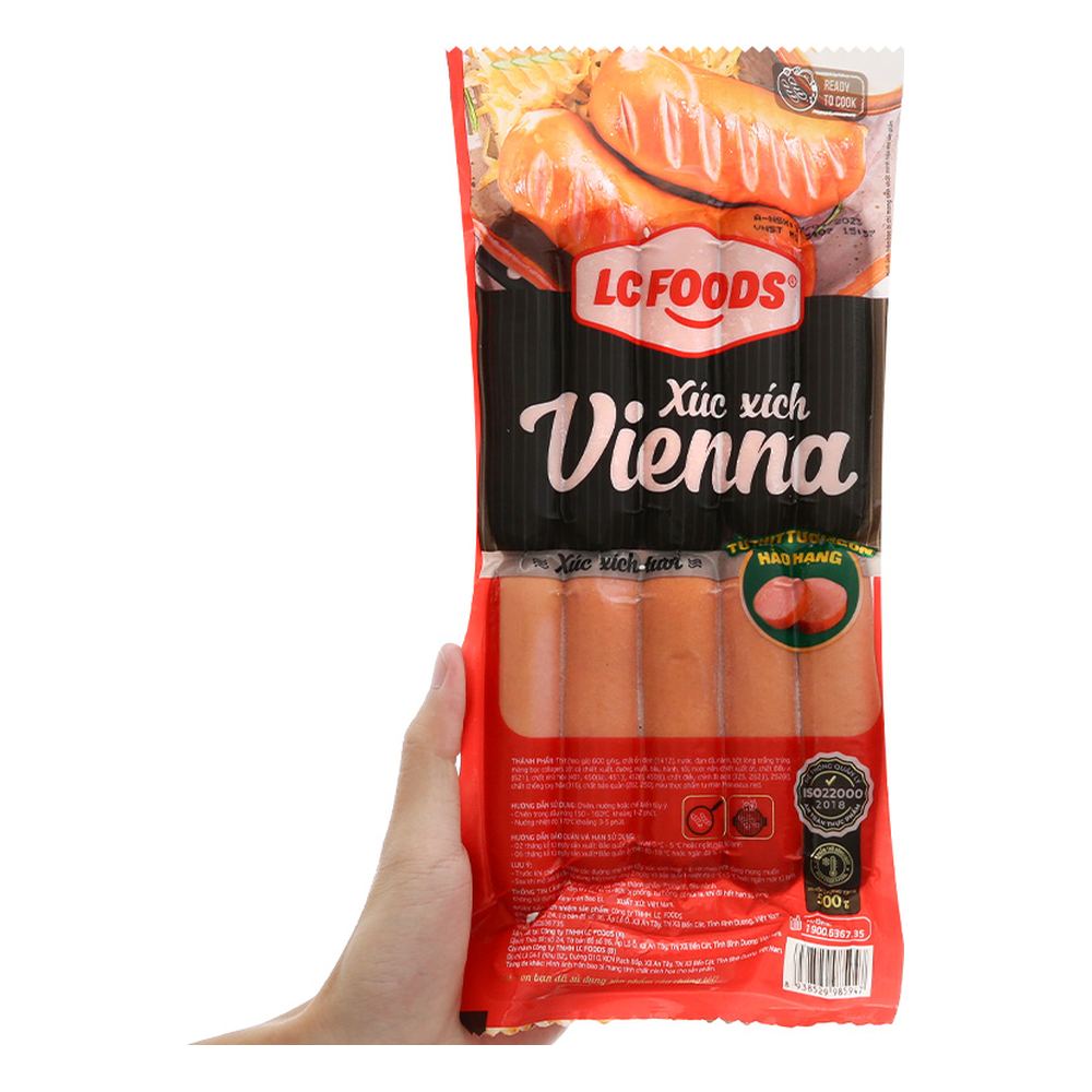 Xúc xích VIENNA LC FOODS 500gr/20